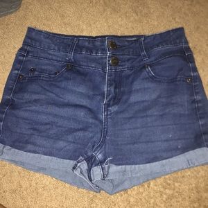 High waisted shorts